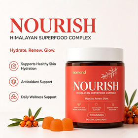 Glo7 SkinCare Gummies de Baie d'Hippophae 260g avec emballage
