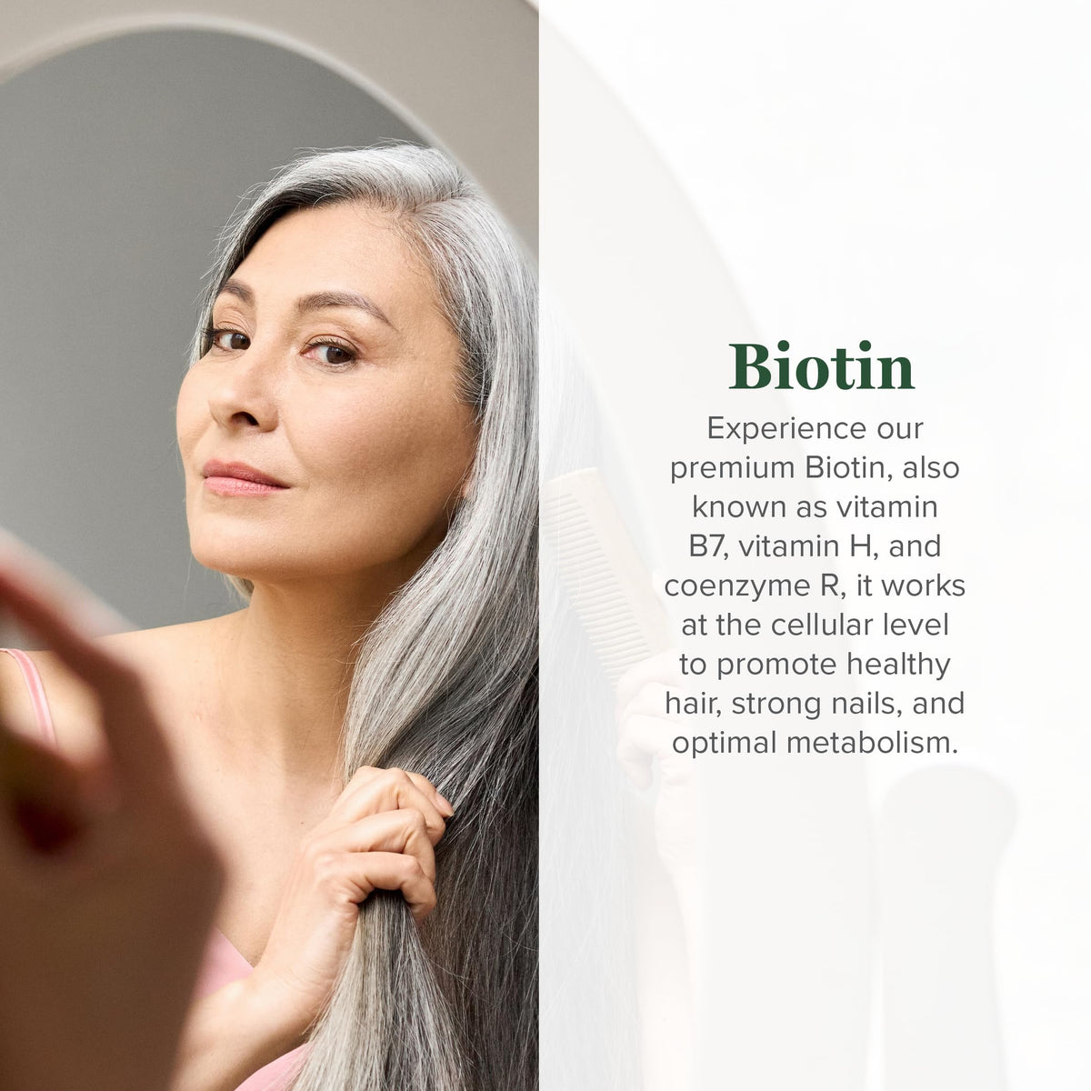 Global Healing Center Biotine 2500mcg capsules côté