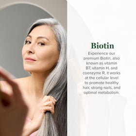 Global Healing Center Biotine 2500mcg capsules côté