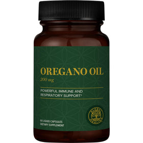 Global Healing Center Capsules d'Huile d'Origan Biologique 60 Comp.