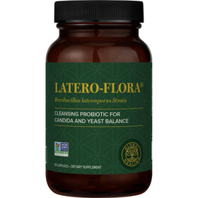 Global Healing Center Latero-Flora Probiotic 60 capsules front view