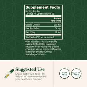 Global Healing Glucose Oxidase bottle with label