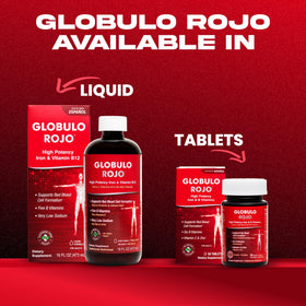 Globulo Rojo complément alimentaire dans une cuisine