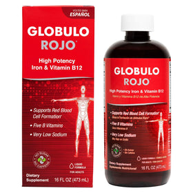 Globulo Rojo complément liquide fer et vitamines B 473 mL vue avant