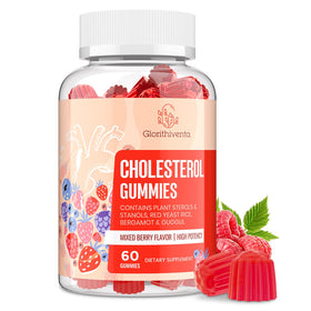 Glorithiventa Complément Alimentaire Cholestérol Gommes Framboise avant