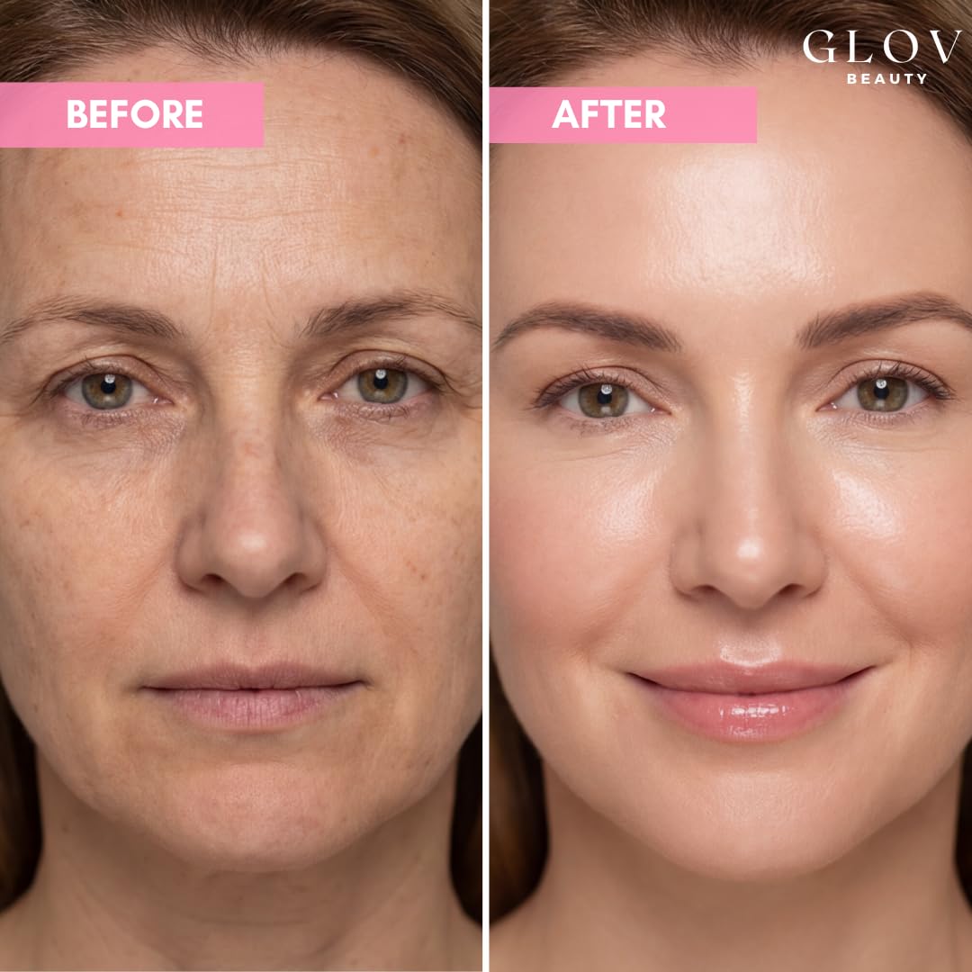 Glov Beauty Complément Alimentaire Organes de Boeuf capsules avec un verre d'eau