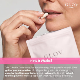 Glov Beauty Complément Alimentaire Organes de Boeuf sachet ouvert