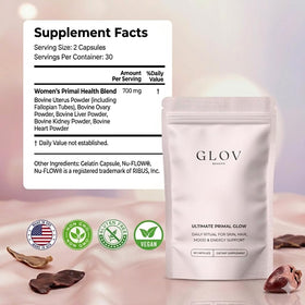 Glov Beauty Complément Alimentaire Organes de Boeuf sachet refermable