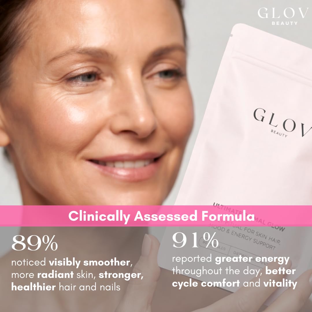 Glov Beauty Complément Alimentaire Organes de Boeuf sur une table en bois
