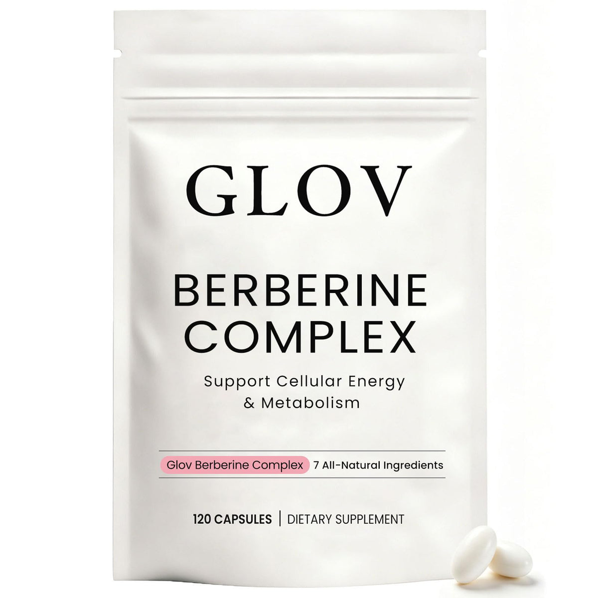 Glov Berberine Complex 120 capsules vue avant
