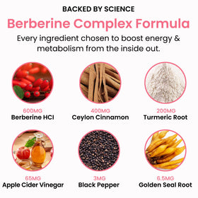 Glov Berberine Complex avec des ingrédients clés