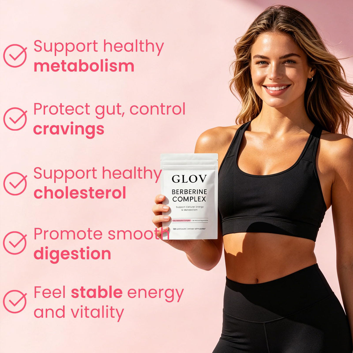 Glov Berberine Complex dans son emballage