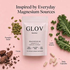 Glov Nutrition Complexe Magnésium 68g avec d'autres compléments