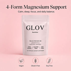 Glov Nutrition Complexe Magnésium 68g emballage