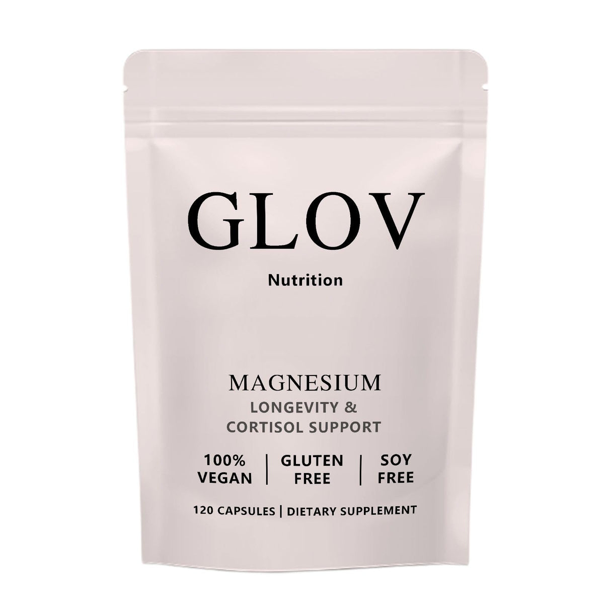 Glov Nutrition Complexe Magnésium 68g vue de face