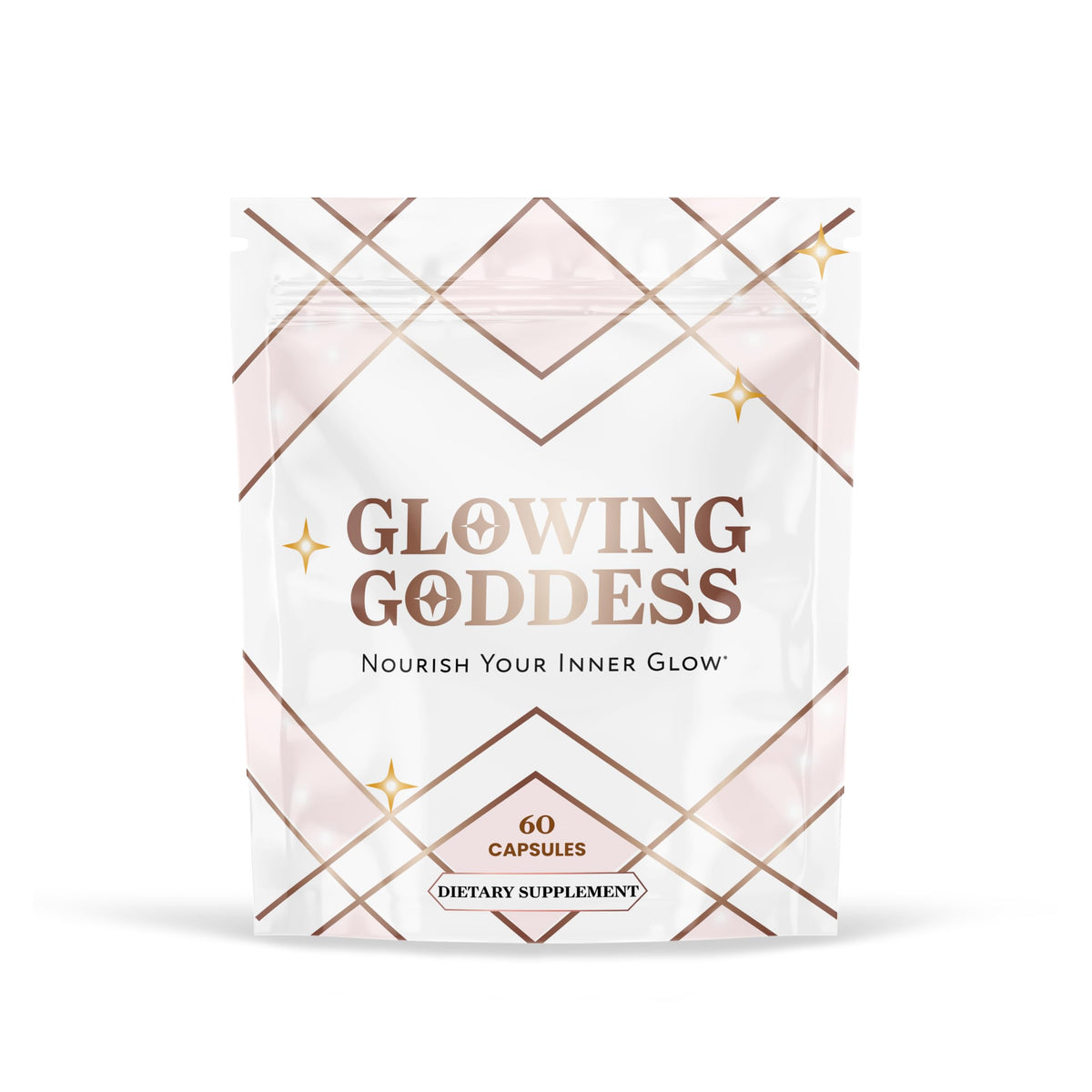 Glowing Goddess Complément Alimentaire à Base de 10 Organes de Bœuf, emballage avant
