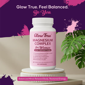 GlowTrue Complexe de Magnésium pour Femmes 500 mg, vue d'ensemble du produit