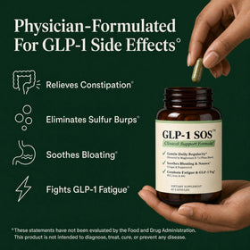 GLP-1 SOS Complément Alimentaire capsules sur fond blanc
