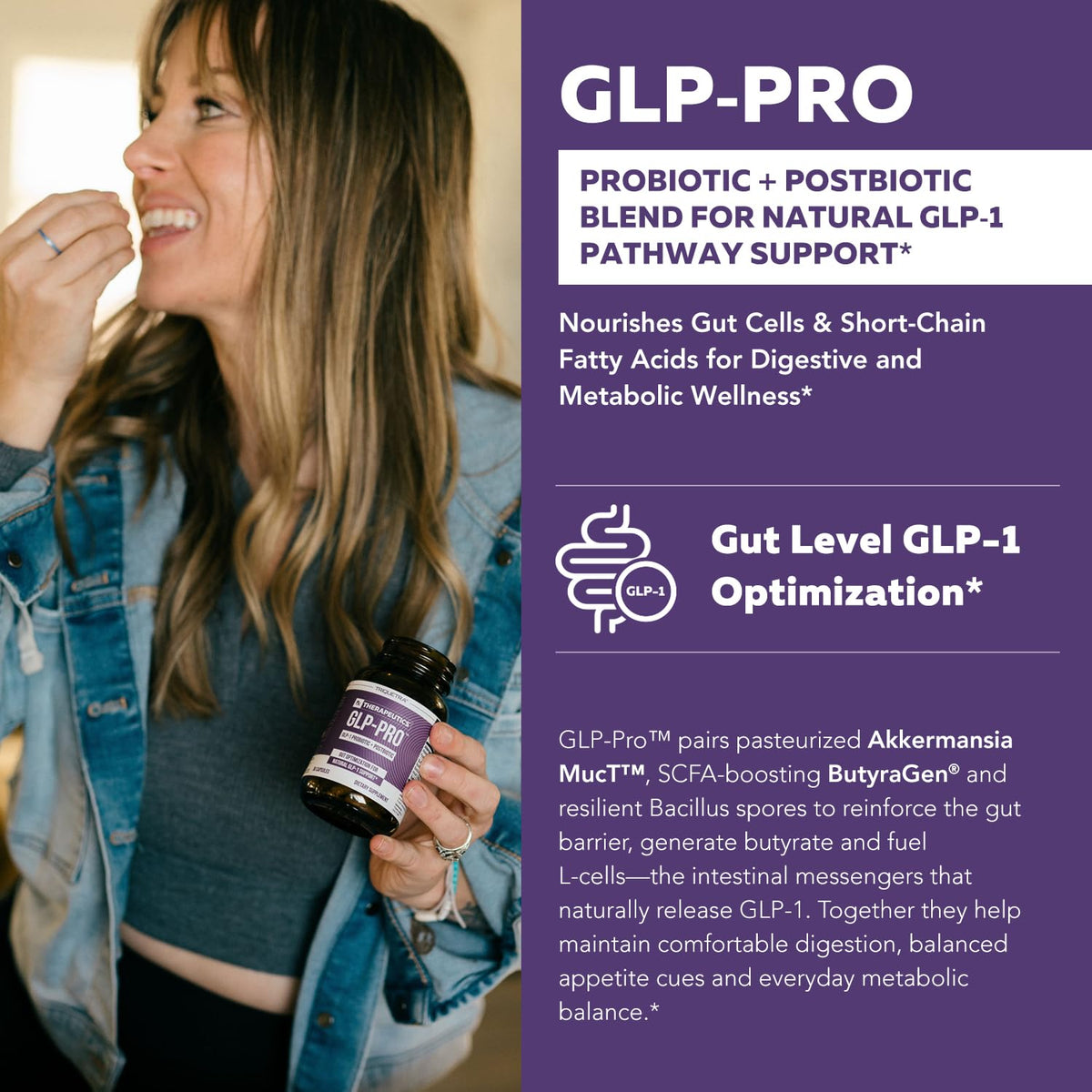 GLP-Pro™ Triquetra Health emballage avec ingrédients