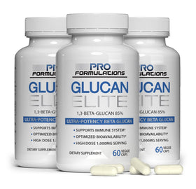 Glucan Elite Pro Formulations MD 500mg 60 capsules vue de face