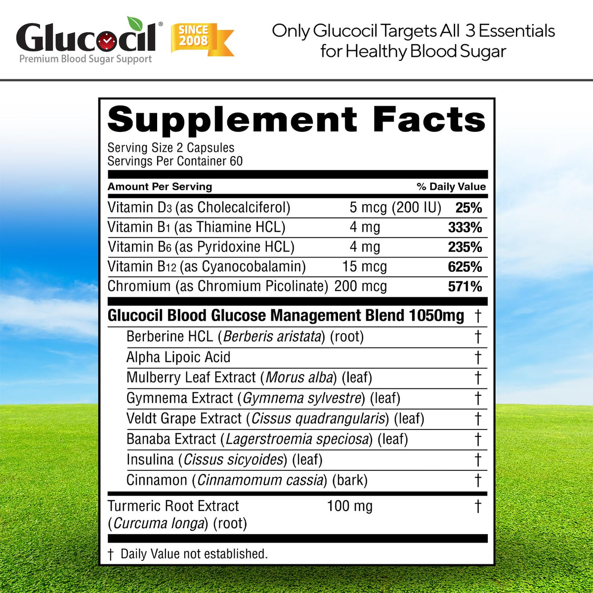 Glucocil Capsules avec des légumes frais