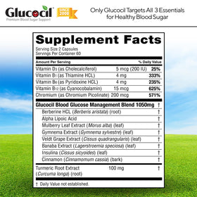 Glucocil Capsules avec des légumes frais