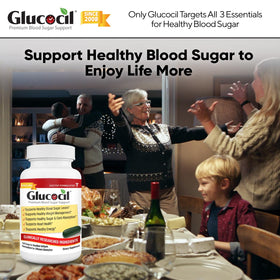 Glucocil Softgels avec fruits et légumes frais