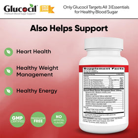 Glucocil Softgels gélules avec un verre d'eau