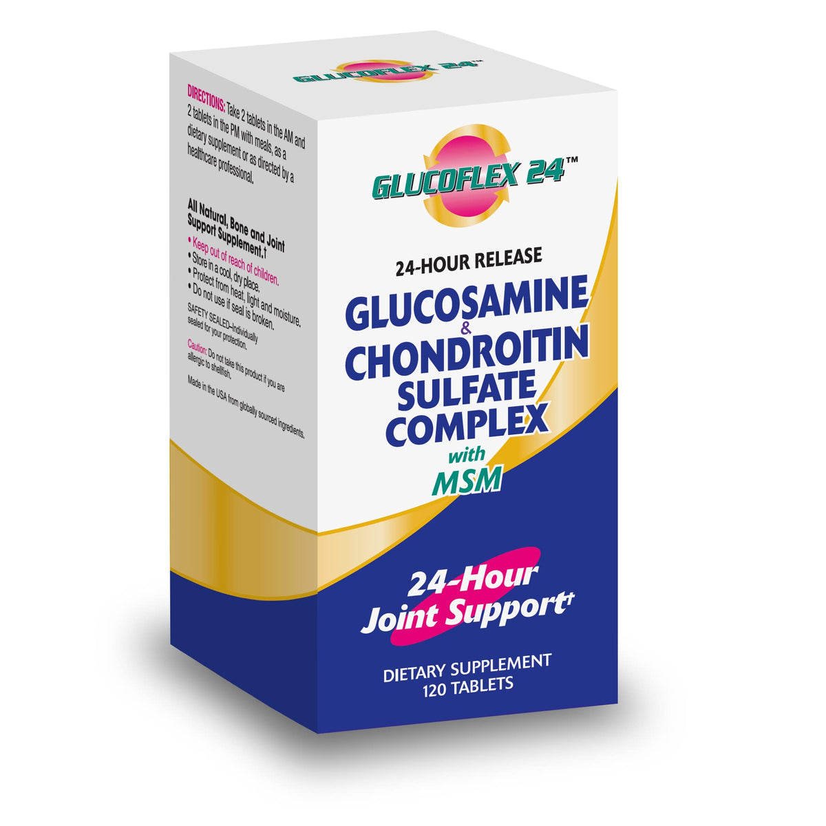 Glucoflex Glucosamine 120 comprimés vue avant