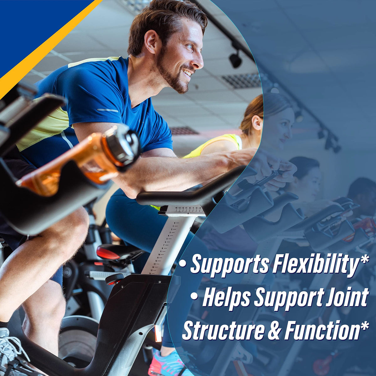 Glucoflex Glucosamine comprimés en main