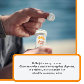 Glucology Glucochews en situation de transport
