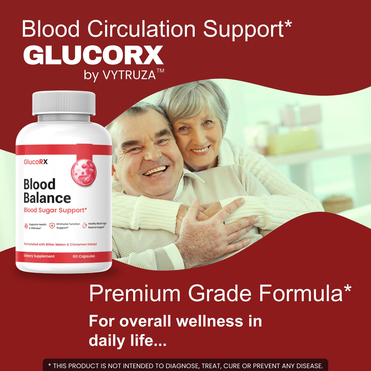 GlucoRX Capsules flacon ouvert montrant les capsules à l'intérieur