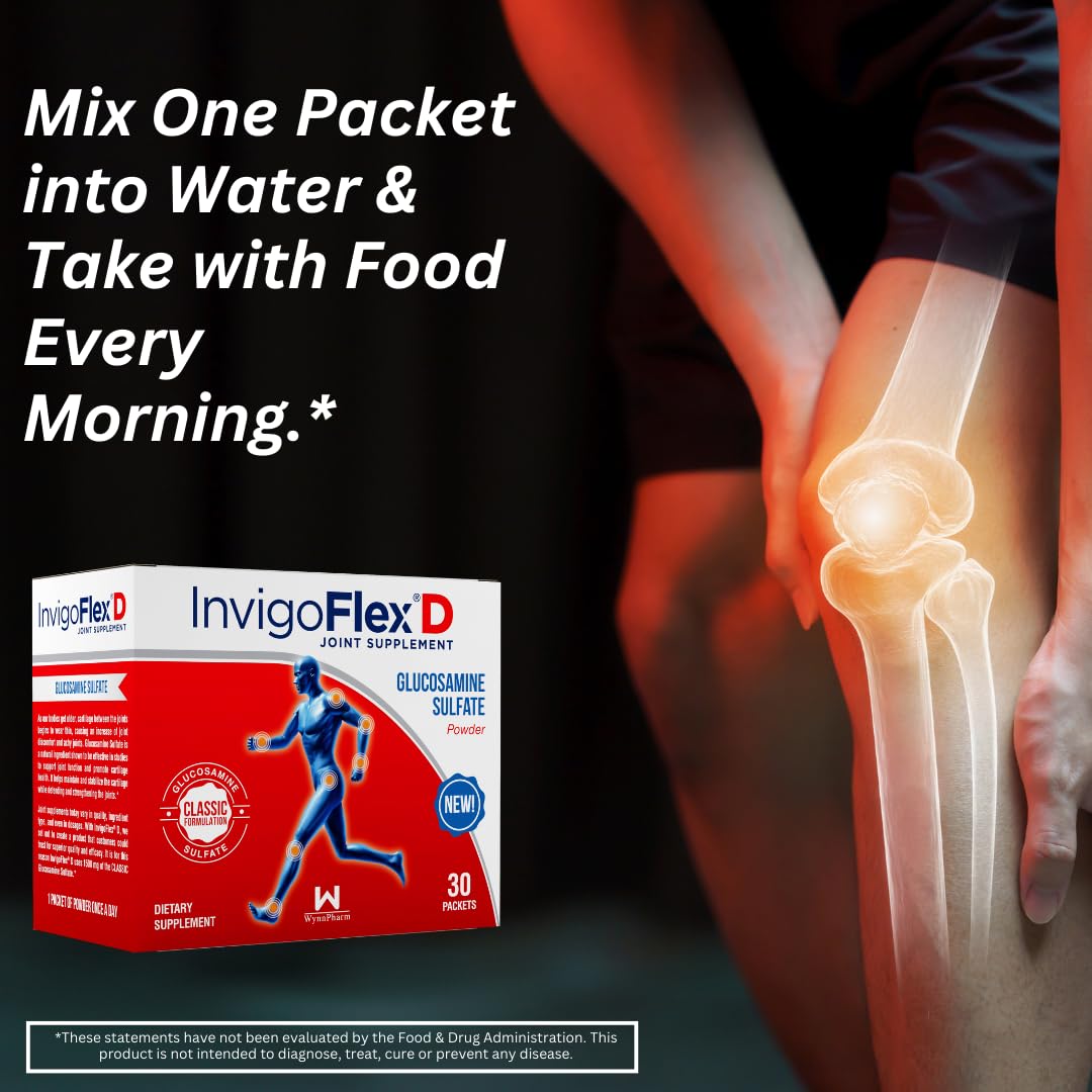 Glucosamine Sulfate INVIGOFLEX sur une table