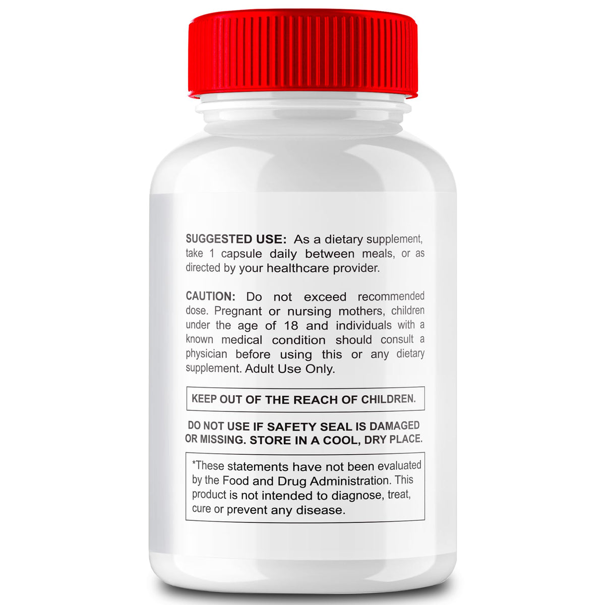 Glucozen Capsules, composition naturelle affichée sur l'emballage