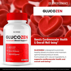 Glucozen Capsules, présentation des gélules à côté de la boîte