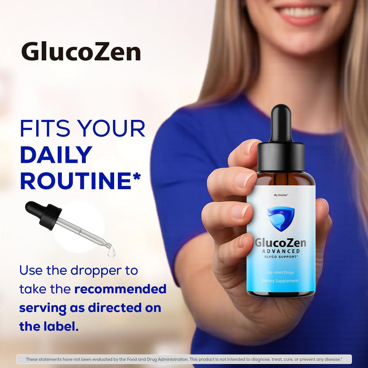 Glucozen Drops OVICIA 150g avec compte-gouttes