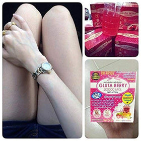 Gluta Berry Boisson 200000 mg sachet avant ouverture