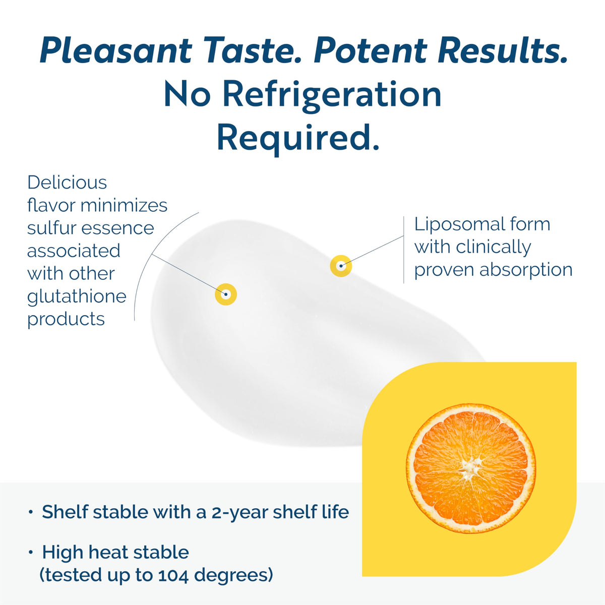 Glutathione Liposomal Researched Nutritionals goût orange en usage