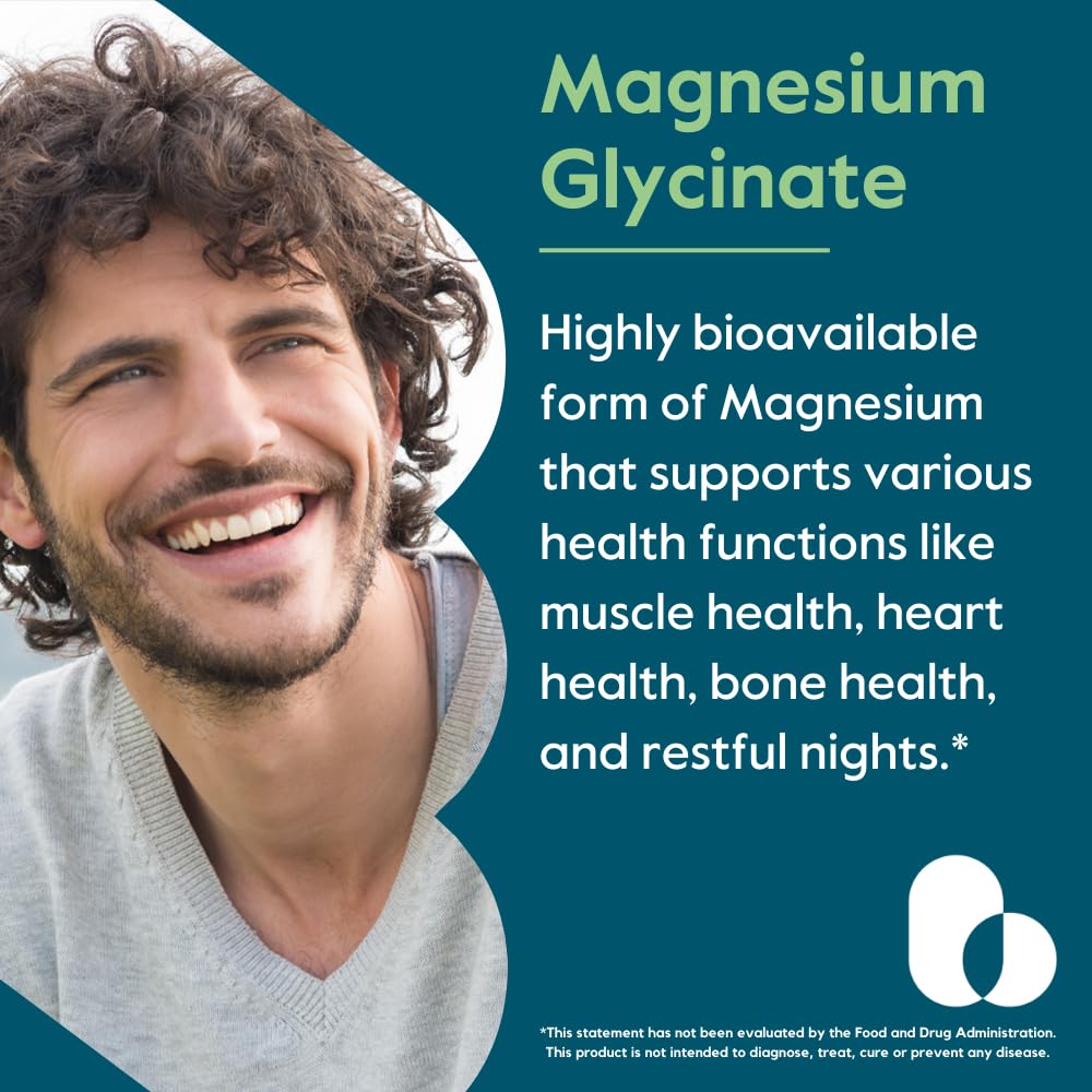 Glycinate de Magnésium BESTVITE 400 mg capsules à l'intérieur du flacon