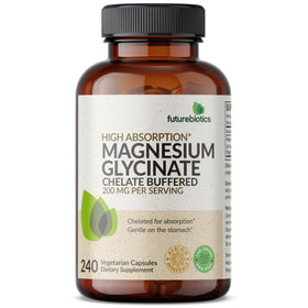Glycinate de Magnésium Futurebiotics sur une surface en bois