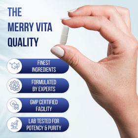 Glycinate de magnésium MERRY VITA capsules en gros plan