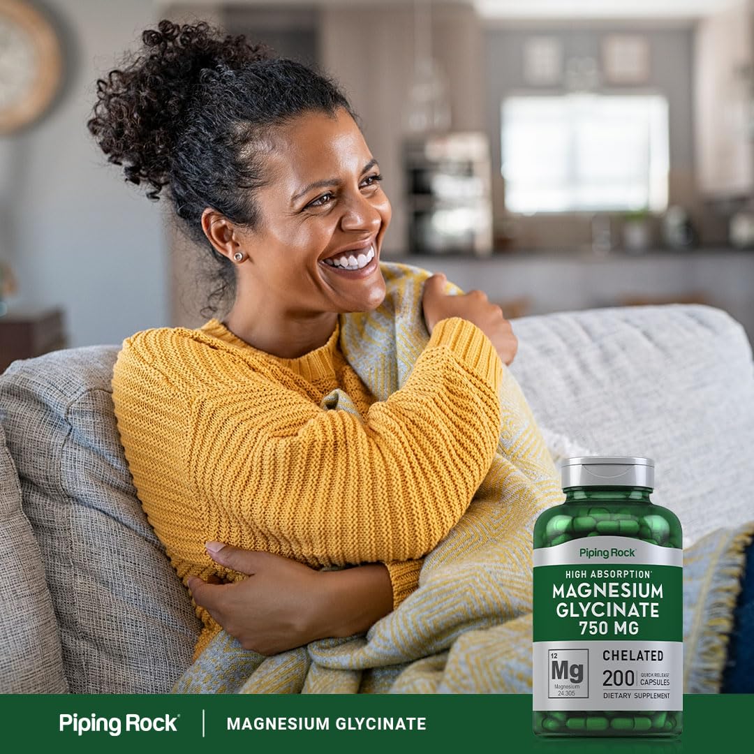 Glycinate de Magnésium Piping Rock dans un cadre quotidien