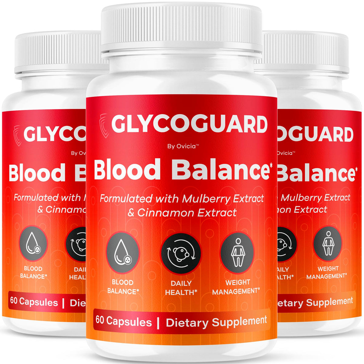 Glyco Guard Capsules d'OVICIA, flacon de 180 capsules
