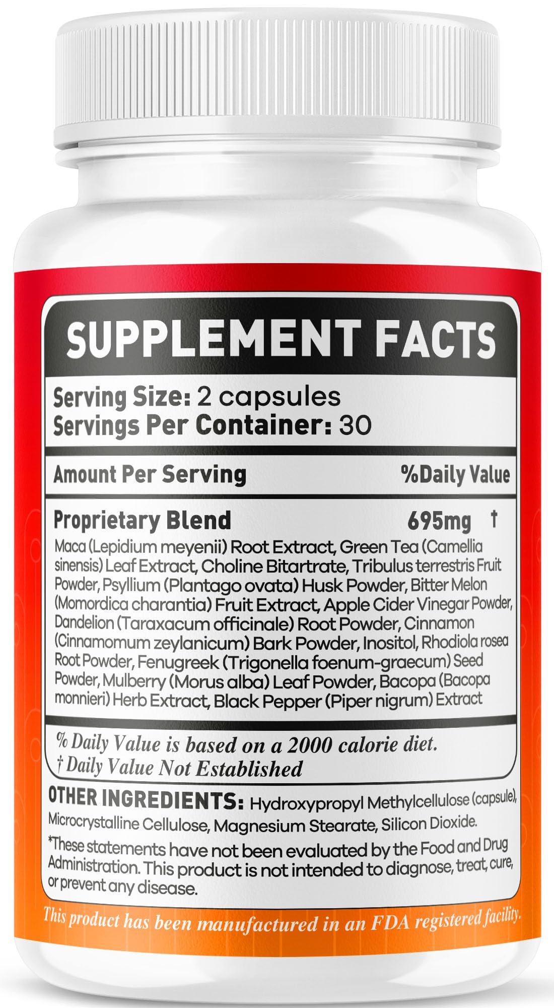 Glyco Guard Capsules OVICIA packaging avec les spécifications