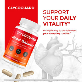 Glyco Guard Capsules, vue de côté montrant l'étiquette