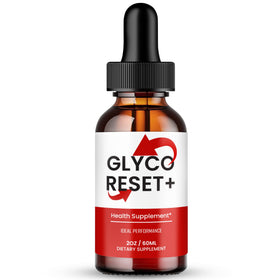 Glyco Reset Drops bouteille vue avant avec étiquette détaillée