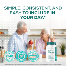Glyco Restore Capsules d'OVICIA, arrière de l'emballage
