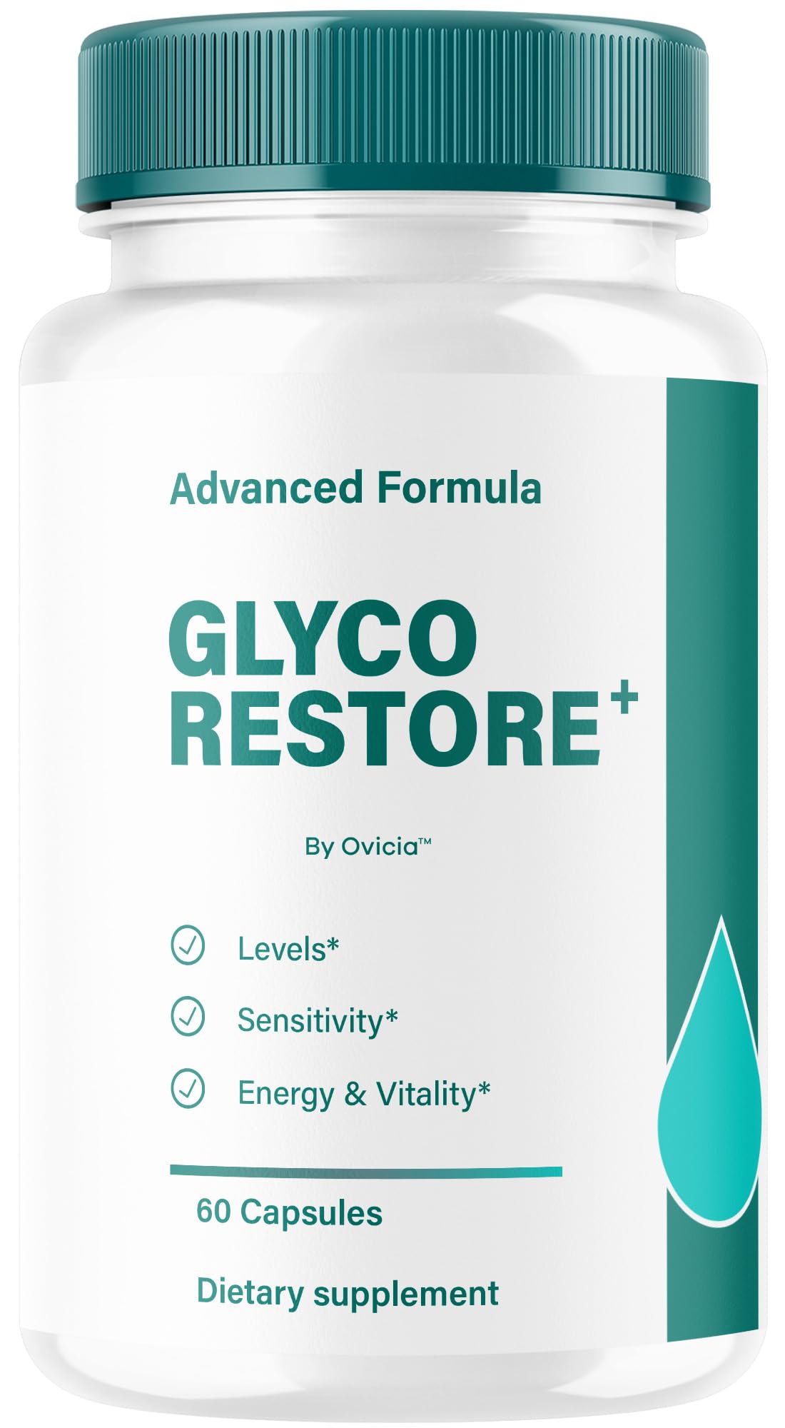 Glyco Restore Capsules d'OVICIA, boîte de 60 capsules vue de face