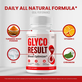 Glyco Result Capsules en détail avec un format de 60 gélules