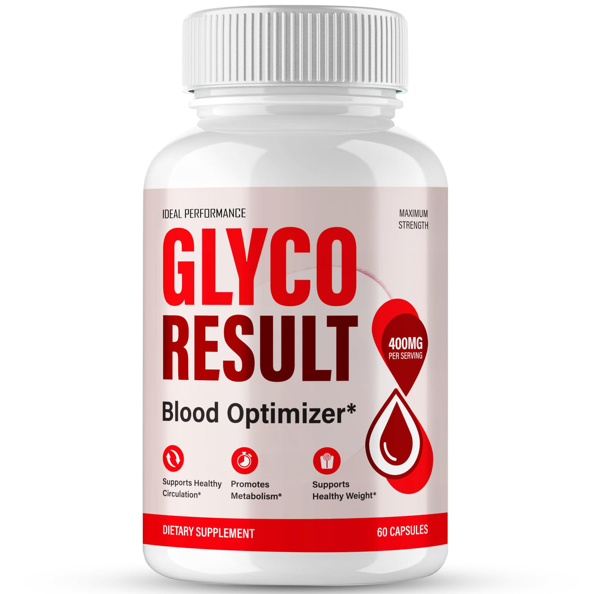 Glyco Result Capsules IDEAL PERFORMANCE vue de face